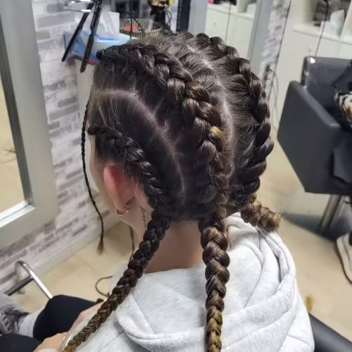 Trenzas de boxeadora